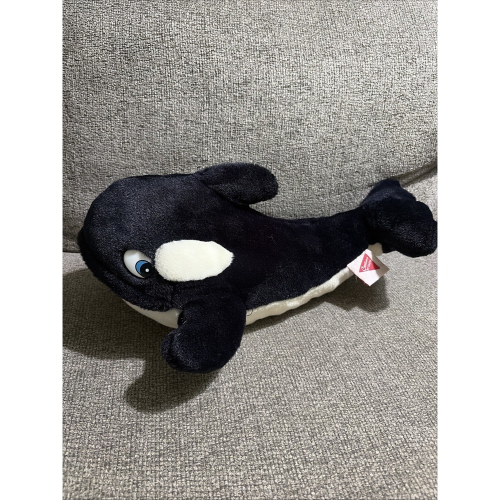 Vintage 1995 Free Willy Orca Whale Plush Creations by Dakin